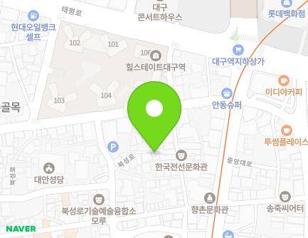 100-17 Bukseong-ro, Jung-gu, Daegu, Republic of Korea Map