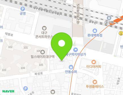 152-8 Taepyeong-ro, Jung-gu, Daegu, Republic of Korea Map
