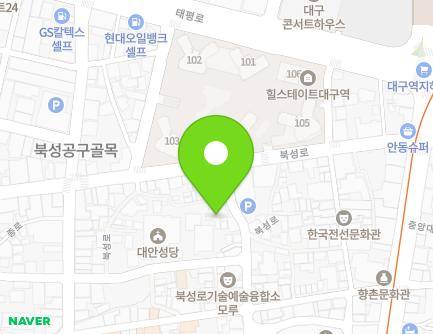 65 Gyeongsanggamyeong 1-gil, Jung-gu, Daegu, Republic of Korea Map