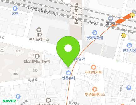 465-3 Jungang-daero, Jung-gu, Daegu, Republic of Korea Map
