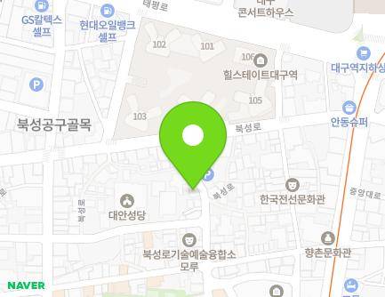 59-1 Gyeongsanggamyeong 1-gil, Jung-gu, Daegu, Republic of Korea Map