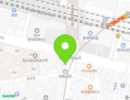 465-5 Jungang-daero, Jung-gu, Daegu, Republic of Korea Map