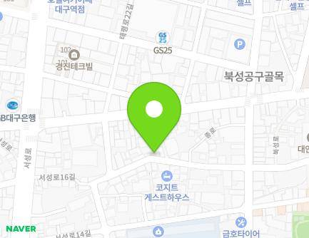 35 Seoseong-ro 16-gil, Jung-gu, Daegu, Republic of Korea Map