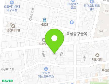 70-4 Bukseong-ro, Jung-gu, Daegu, Republic of Korea Map