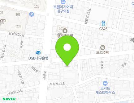 56 Bukseong-ro, Jung-gu, Daegu, Republic of Korea Map