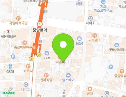 412-18 Jungang-daero, Jung-gu, Daegu, Republic of Korea Map
