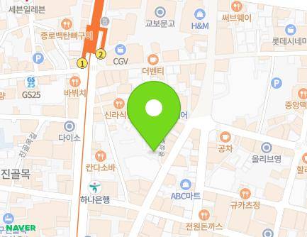 19-3 Dongseong-ro, Jung-gu, Daegu, Republic of Korea Map