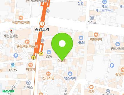 412-16 Jungang-daero, Jung-gu, Daegu, Republic of Korea Map