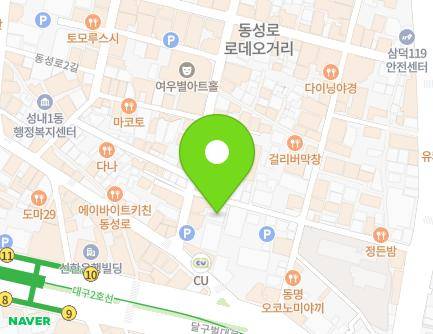 12-6 Dongseong-ro 3-gil, Jung-gu, Daegu, Republic of Korea Map