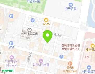 37-10 Gongpyeong-ro 8-gil, Jung-gu, Daegu, Republic of Korea Map