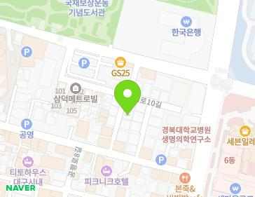 37-12 Gongpyeong-ro 8-gil, Jung-gu, Daegu, Republic of Korea Map