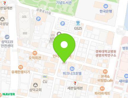 36 Gongpyeong-ro 8-gil, Jung-gu, Daegu, Republic of Korea Map
