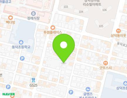 34-16 Dalgubeol-daero 443-gil, Jung-gu, Daegu, Republic of Korea Map