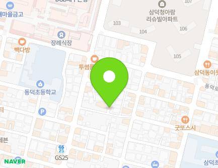 34-11 Dalgubeol-daero 443-gil, Jung-gu, Daegu, Republic of Korea Map