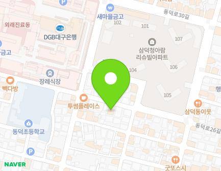 56 Dongdeok-ro 26-gil, Jung-gu, Daegu, Republic of Korea Map