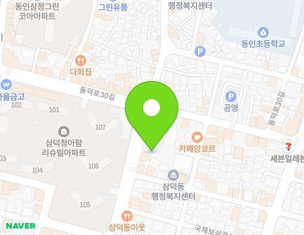 80 Dalgubeol-daero 447-gil, Jung-gu, Daegu, Republic of Korea Map