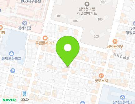 37 Dalgubeol-daero 445-gil, Jung-gu, Daegu, Republic of Korea Map