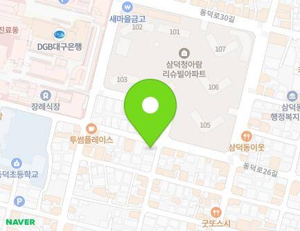 64 Dongdeok-ro 26-gil, Jung-gu, Daegu, Republic of Korea Map