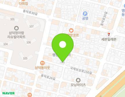 101-11 Dongdeok-ro 26-gil, Jung-gu, Daegu, Republic of Korea Map
