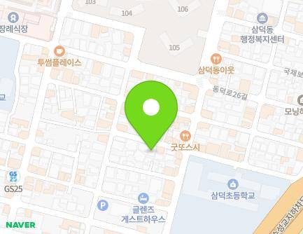 34-12 Dalgubeol-daero 445-gil, Jung-gu, Daegu, Republic of Korea Map