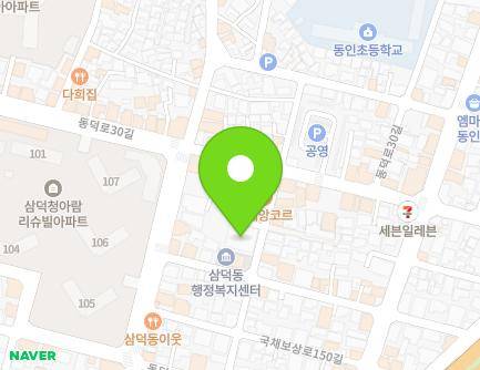 104-22 Dongdeok-ro 30-gil, Jung-gu, Daegu, Republic of Korea Map