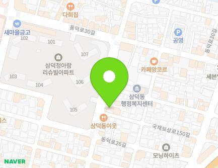 64 Dalgubeol-daero 447-gil, Jung-gu, Daegu, Republic of Korea Map