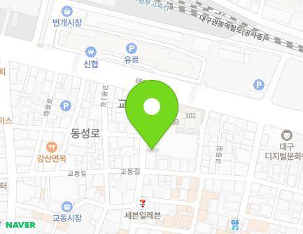 17 Gyodong 2-gil, Jung-gu, Daegu, Republic of Korea Map