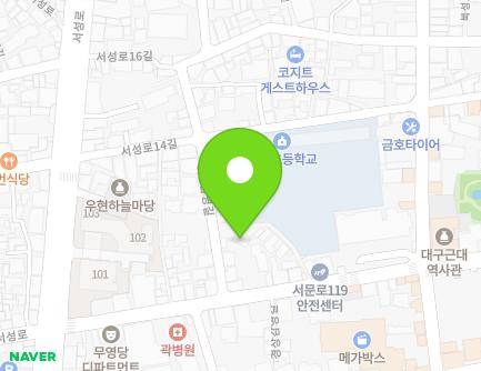 27-8 Gyeongsanggamyeong-gil, Jung-gu, Daegu, Republic of Korea Map