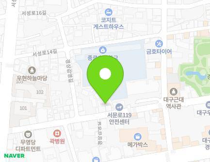 39-1 Gyeongsanggamyeong-gil, Jung-gu, Daegu, Republic of Korea Map
