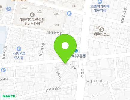 44 Bukseong-ro, Jung-gu, Daegu, Republic of Korea Map