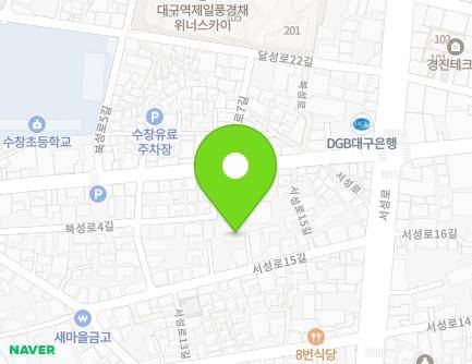 22-3 Seoseong-ro 15-gil, Jung-gu, Daegu, Republic of Korea Map