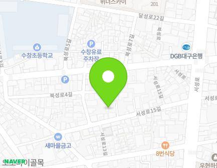 30-3 Seoseong-ro 15-gil, Jung-gu, Daegu, Republic of Korea Map