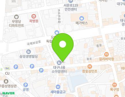 72 Jungang-daero 81-gil, Jung-gu, Daegu, Republic of Korea Map