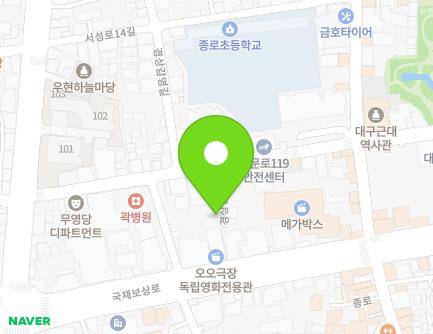 38-10 Gyeongsanggamyeong-gil, Jung-gu, Daegu, Republic of Korea Map