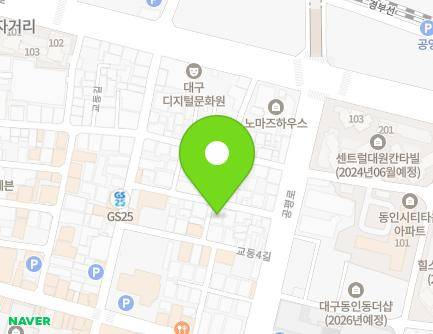 106-11 Gyodong-gil, Jung-gu, Daegu, Republic of Korea Map