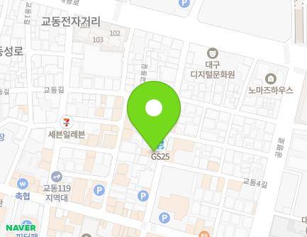 32 Gyodong 4-gil, Jung-gu, Daegu, Republic of Korea Map