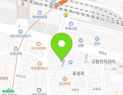 172-14 Taepyeong-ro, Jung-gu, Daegu, Republic of Korea Map