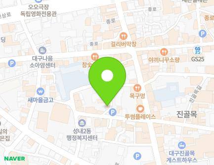 50-5 Jungang-daero 77-gil, Jung-gu, Daegu, Republic of Korea Map
