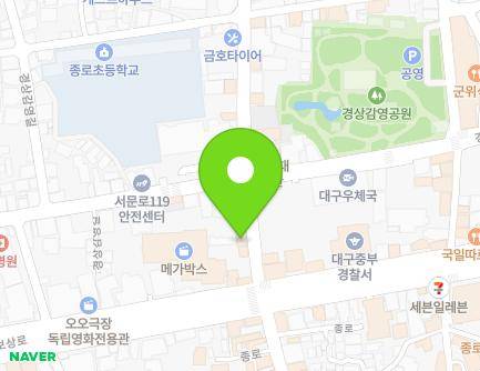 59 Jong-ro, Jung-gu, Daegu, Republic of Korea Map