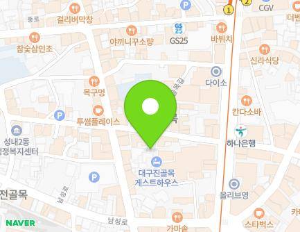 19 Jungang-daero 77-gil, Jung-gu, Daegu, Republic of Korea Map