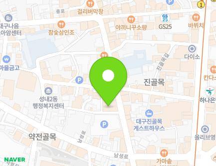 25 Jong-ro, Jung-gu, Daegu, Republic of Korea Map