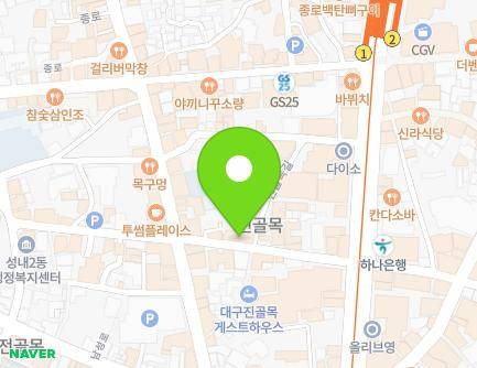 22 Jungang-daero 77-gil, Jung-gu, Daegu, Republic of Korea Map