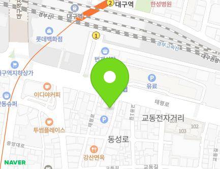 80-27 Dongseong-ro, Jung-gu, Daegu, Republic of Korea Map