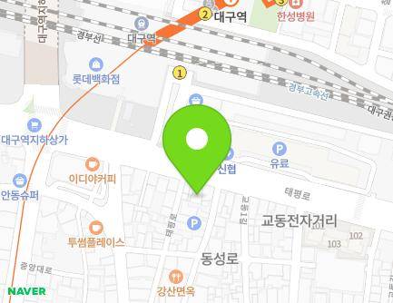 174-1 Taepyeong-ro, Jung-gu, Daegu, Republic of Korea Map
