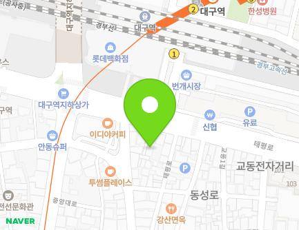 170-1 Taepyeong-ro, Jung-gu, Daegu, Republic of Korea Map
