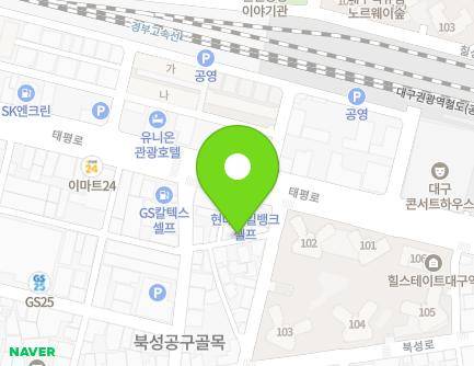 104-7 Jong-ro, Jung-gu, Daegu, Republic of Korea Map