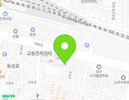 5 Gyodong 3-gil, Jung-gu, Daegu, Republic of Korea Map