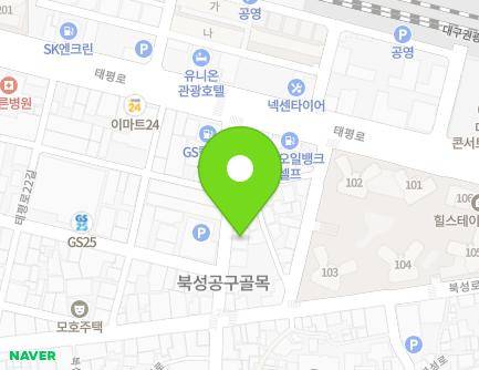 100 Jong-ro, Jung-gu, Daegu, Republic of Korea Map