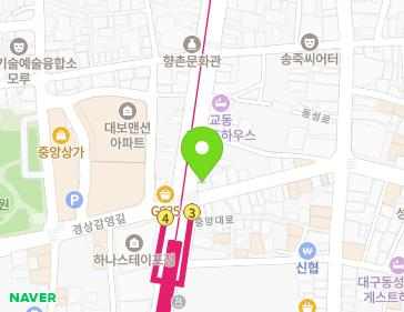 129 Gyeongsanggamyeong-gil, Jung-gu, Daegu, Republic of Korea Map