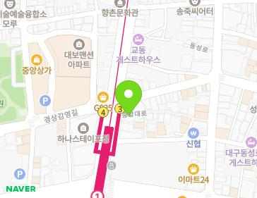 434-4 Jungang-daero, Jung-gu, Daegu, Republic of Korea Map